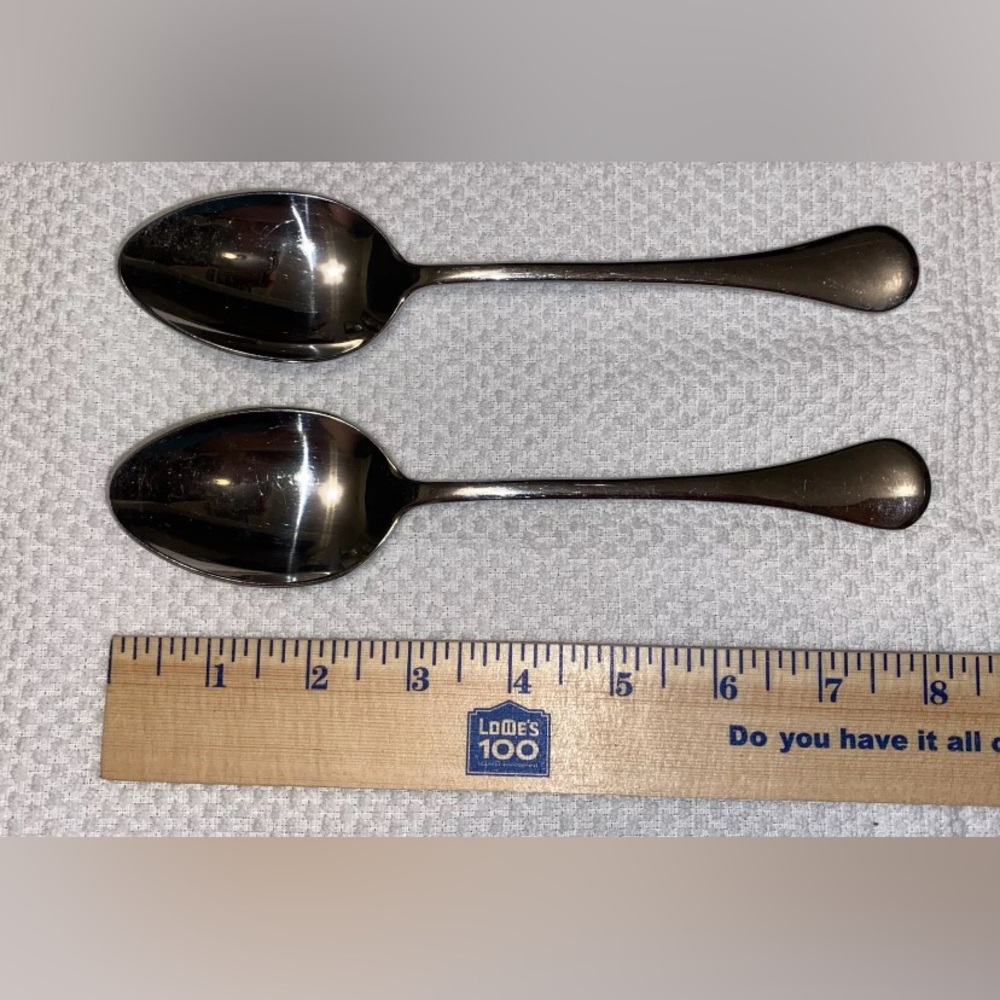 Wallace 18/10 Stainless Steel  Flatware 8-1/4" Serving Spoon WAS177